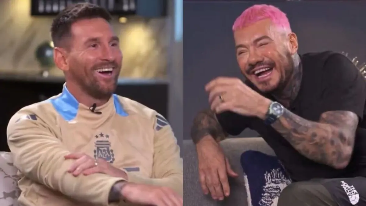 La divertida reacción de Messi al ver el nuevo look de Marcelo Tinelli