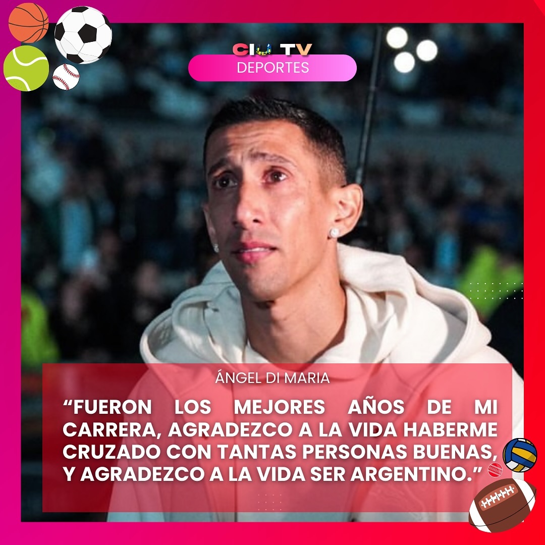 Finalmente, Ángel Di María se despidió de la Selección Argentina, dándole fin a su carrera como futbolista. 😢